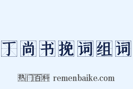 丁尚书挽词组词是什么意思的图片